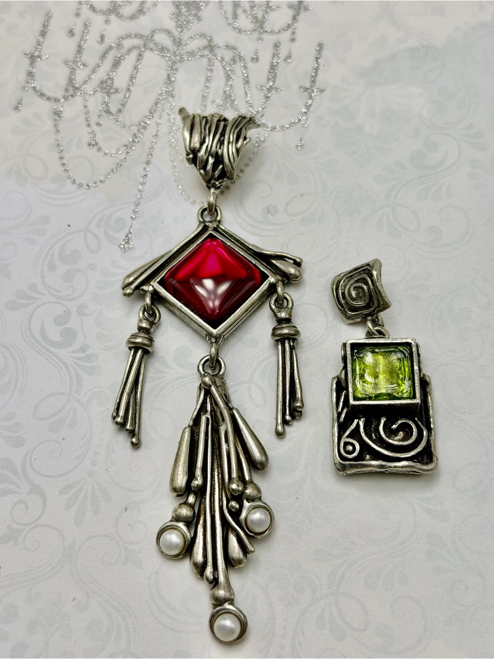 Christine Philippe Pendants Brutalist